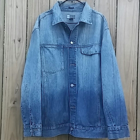 Black Label/long sleeve/ Jean Jacket - Picture 1 of 8